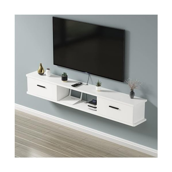 Meuble TV Bas, Meuble TV, Meuble TV Flottant, Meuble TV Mural, Console Multimédia Pour Centre De Divertissement Pour Salon, É