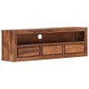 Générique Meuble TV 120x30x40 cm Bois Solide,22 KG,247703, Meubles, Meubles TV