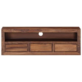 Générique Meuble TV 120x30x40 cm Bois Solide,22 KG,247703, Meubles, Meubles TV