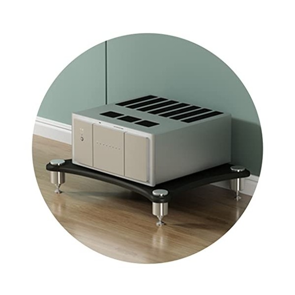 Armoire audio 1/2/3/4 couches avec pieds absorbant les chocs – Organisez et affichez léquipement stéréo, les consoles de jeu