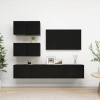 WREWING Meuble TV,Bas Table TV Support de Télévision en Bois pour Salon Chambre Salle à Manger,Support pour Téléviseur Jusqu’