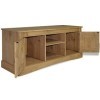 GOTOTOP Meubles TV, Meuble TV Gamme Corona en Pin Mexicain 120x40x52 Cm
