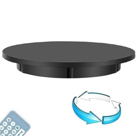 ANXYYDS Présentoir Rotatif électrique | Plateau tournant motorisé pour la Photographie - Spinner de 60 cm avec Vue à 360 degr