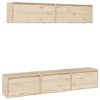 Générique Meubles TV 5 pcs Bois Massif de pin,35.48 KG,3100149, Meubles, Meubles TV