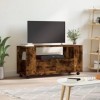 MATTUI Centres de divertissement et meubles TV, meuble TV en chêne fumé 102 x 34,5 x 43 cm