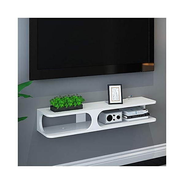 SjYsXm-car cover Meuble TV Mural, Console multimédia 35 Meuble TV Flottant Hutch de Rangement de Bureau avec étagère de Ra