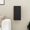 Meuble TV Murale | Style Scandinave | Rangement matériel télé Audio Video Gaming | 30,5x30x60cm Noir