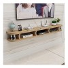 EGOMED Meuble TV Flottant Meuble Meuble TV Meuble TV Unités murales pour Salon Meuble TV Meuble Mural Console TV Convient pou