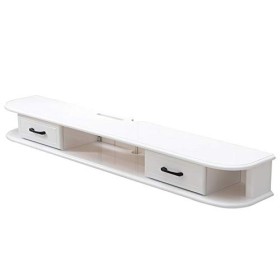 Meuble TV mural àétagère flottante, étagère pour composants TV, support pour console multimédia étagère de divertissement boî