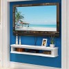 Meuble de télévision Mural Routeur WiFi Set Top Box Boîte de câble étagère de Rangement TV Fond Décoration Murale Étagère Meu