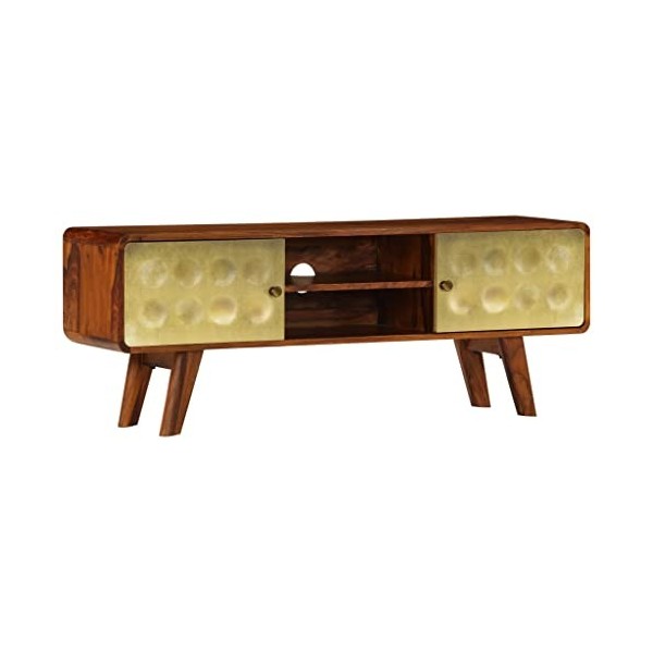 Générique Meuble TV Bois de Sesham Massif 120 x 30 x 45 cm,20.86 KG,246345, Meubles, Meubles TV