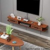 Flottante TV Console TV Stand mural Media Audio / Video Console Media Console avec le Cabinet Portes Meuble TV tenture platea
