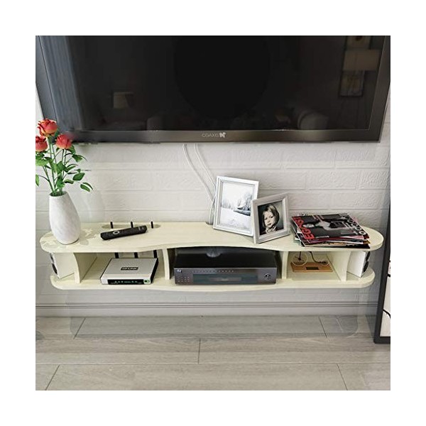 Étagère Flottante Étagère Murale Meuble de télévision Mural Ensemble décodeur Routeur Lecteur DVD Projecteur Étagère de Stock