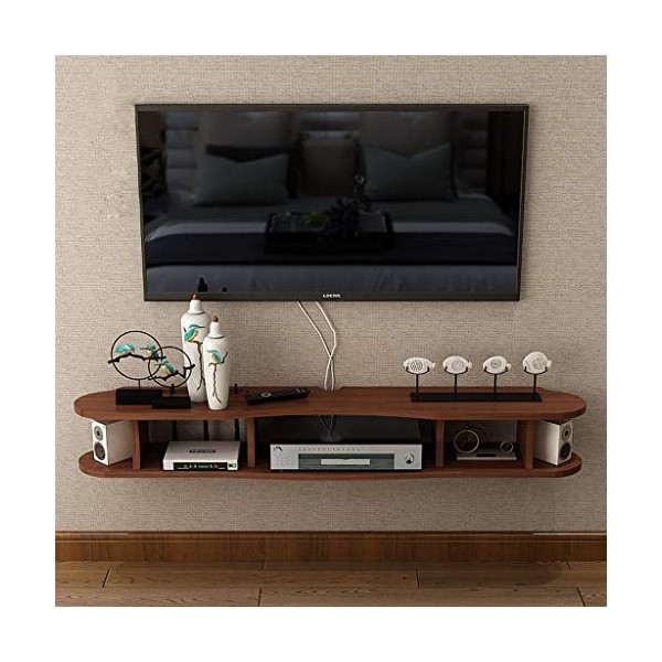 Étagère Flottante Étagère Murale Meuble de télévision Mural Ensemble décodeur Routeur Lecteur DVD Projecteur Étagère de Stock