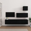 VEEKI Meuble TV, Meuble TV Suspendu, Meuble TV Industriel, Meuble TV Bois, Meuble Chambre, Convient pour Salon ou Chambre, En