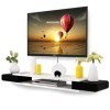 Brooke shop Meuble TV flottant, meuble TV mural pour console de divertissement multimédia avec cloisons flottantes, étagère p