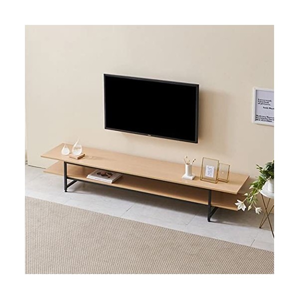 Meuble TV Simple Console TV Meuble TV en Bois Media Cable Box Consoles de Jeu Centre de Divertissement Minimaliste Moderne Me