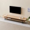 Meuble TV Simple Console TV Meuble TV en Bois Media Cable Box Consoles de Jeu Centre de Divertissement Minimaliste Moderne Me