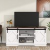 Grand meuble TV au design moderne - Buffet avec portes coulissantes classiques - Étagères réglables - 150 x 40 x 60 cm - Meub