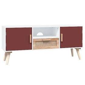Meuble TV avec portes en bois 105 x 30 x 45 cm