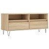 DCRAF Meuble TV de jardin en chêne Sonoma 100 x 34,5 x 44,5 cm