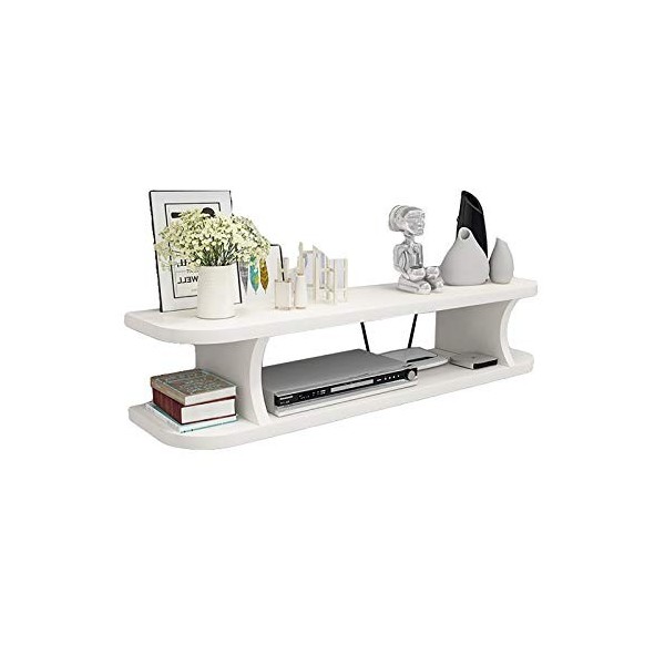 SORVA Meuble TV, Lowboard TV, étagères flottantes, étagère Flottante pour Composants de Meuble TV, Quatre Couleurs 60/80 cm, 