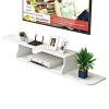 SORVA Meuble TV, Lowboard TV, étagères flottantes, étagère Flottante pour Composants de Meuble TV, 100/120/150 cm, boîte de R