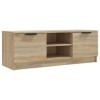 Meuble TV Chêne sonoma 102x35x36,5 cm Bois dingénierie