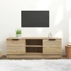 Meuble TV Chêne sonoma 102x35x36,5 cm Bois dingénierie