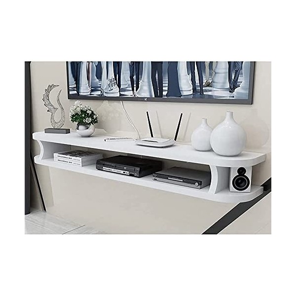 Uvency Meuble de Télévision Mural, Meuble de Télévision Flottant Pour Petit Appartement, Meuble de Télévision Suspendu Simple