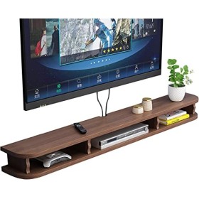 Meuble TV flottant Meuble TV mural Meuble TV flottant Centre de divertissement mural,Étagères de rangement murales pour télév