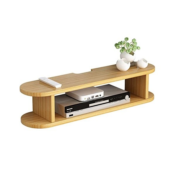 Meuble TV flottant Meuble TV flottant, Meuble TV mural Projecteur Set-top Box Routeur WIFI Étagère de stockage de composants 