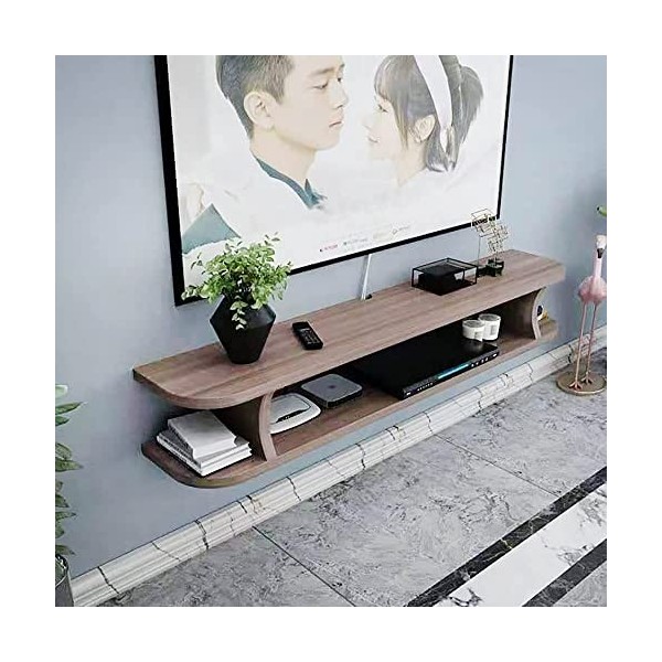 Uvency Meuble de Télévision Mural, Meuble de Télévision Flottant Pour Petit Appartement, Meuble de Télévision Suspendu Simple