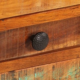 Meuble TV avec 2 tiroirs | Style Vintage | Rangement matériel télé Audio Video Gaming | 80x30x40cm Multicolore