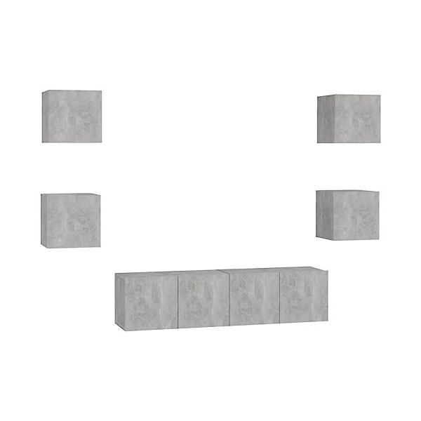 VEEKI Meuble TV, Meuble TV Suspendu, Meuble, Meuble TV avec Rangement，Meuble Industriel, Convient pour Salon ou Chambre, Ense