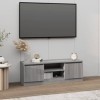 Meuble TV avec porte Sonoma gris 102x30x36 cm