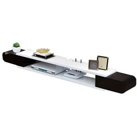 Brooke shop Meuble TV Flottant, éTagèRe Pour Meuble TV Mural Simple Domestique Composants TV, Meuble TV Mural avec Cloisons F