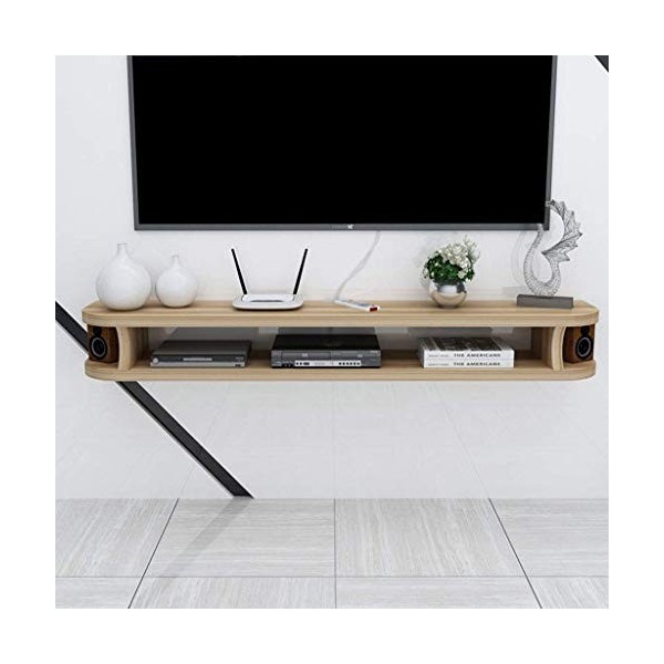 zyl Console multimédia Murale pour Lecteur DVD Blu-Ray, Meuble TV, boîtier de télévision par Satellite, décodeur câble, Meubl