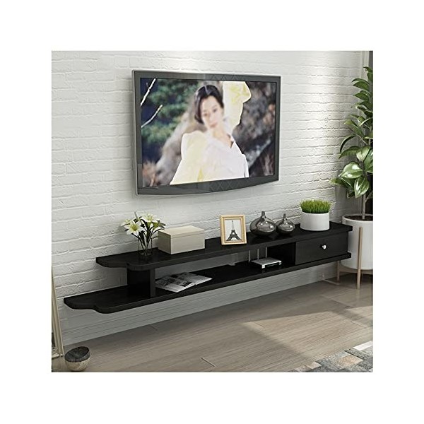 GEREP Meuble TV Flottant Meuble TV Mural Convient Pour le Salon, le Bureau, le Divertissement, 5 Couleurs Disponibles/C / 110