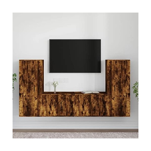 Meuble Tv,Blanc Tv,Comme Espace de Rangement, Meuble Bas Suspendu Ou Debout, Buffet Salon,Meuble TV Suspendu,Support de Télév