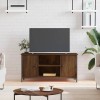 RAUGAJ Centres de divertissement et meuble TV - Meuble TV en chêne marron - 100 x 40 x 50 cm - En bois dingénierie