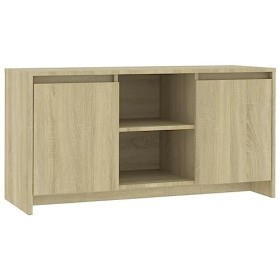 RAUGAJ Centres de divertissement et meubles TV - Meuble TV en chêne Sonoma - 102 x 37,5 x 52,5 cm - Bois dingénierie