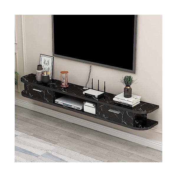 CENAP Meuble TV Suspendu,Étagère TV Flottante, Meuble Télévision Mural Meuble TV Mural Meuble Télé Flottant Étagère TV Murale