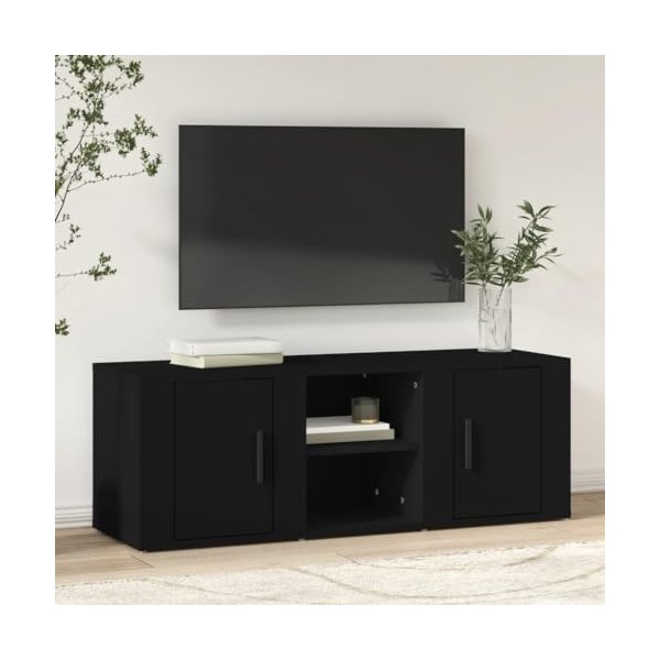 Meuble TV,Banc TV,Meuble TV Suspendu,Étagère TV Flottante, Support de Télévision Flottant Fixé au Mur Centre de Console Multi