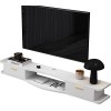 Uvency Étagère de Composant de Support de Télévision Flottante Pour Meuble de Télévision Mural, Console Multimédia Suspendue 