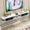 Meuble TV Meuble TV Unités Murales pour Salon Meuble TV Meuble Mural Console Média avec 3 Rangements pour Centre De Divertiss