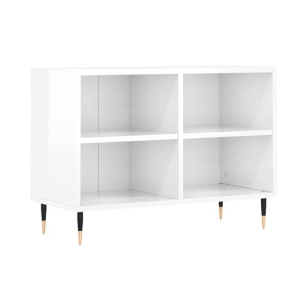 VEEKI Meuble TV, Meuble TV Suspendu, Meuble TV Industriel, Meuble TV Bois, Meuble Chambre, Convient pour Salon ou Chambre, Bl