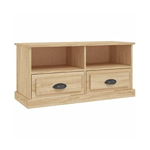 Meuble TV en chêne Sonoma 93 x 35,5 x 45 cm