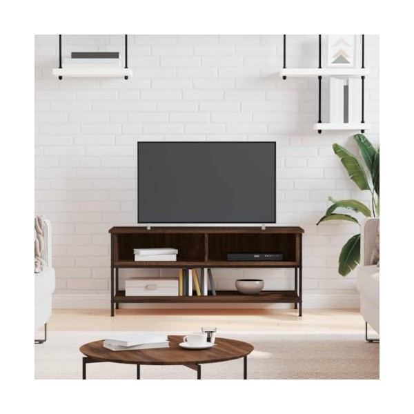 VEEKI Meuble TV, Meuble TV Suspendu, Meuble TV Industriel, Meuble TV Bois, Meuble Chambre, Convient pour Salon ou Chambre, ch