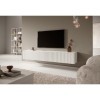 Selsey TELIRE Meuble TV, Melamine, Blanc, 175 cm